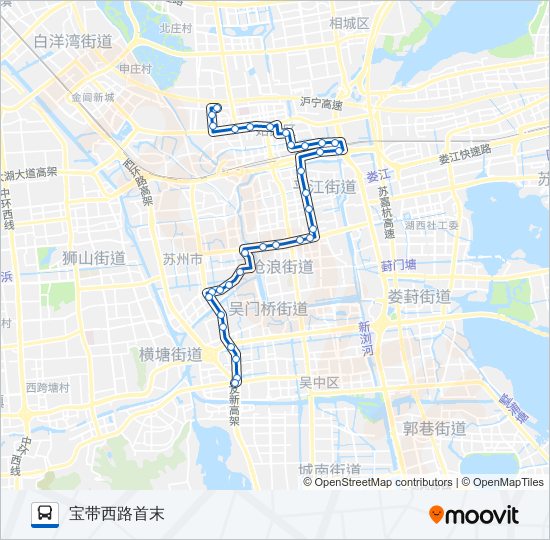 公交923路的线路图