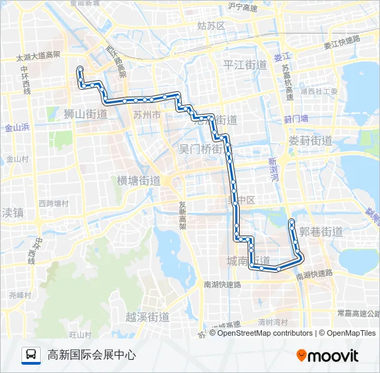 932路 Bus Line Map