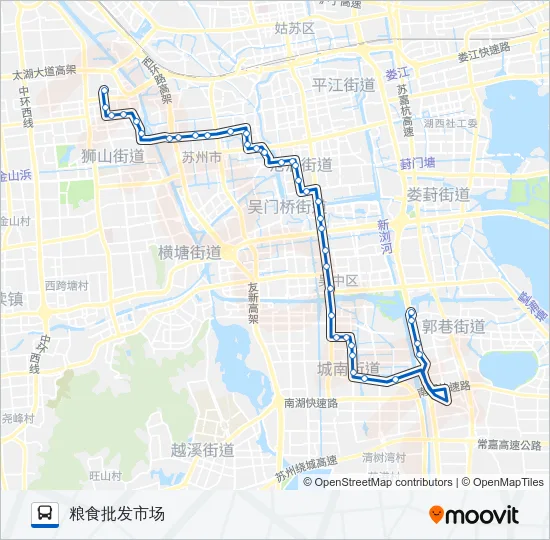 932路 Bus Line Map