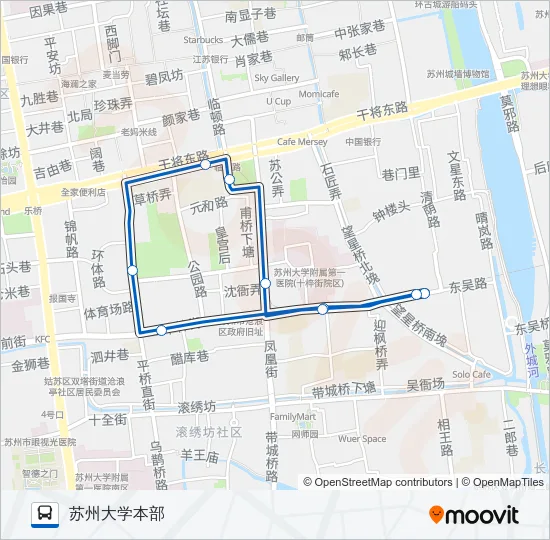 960路 Bus Line Map