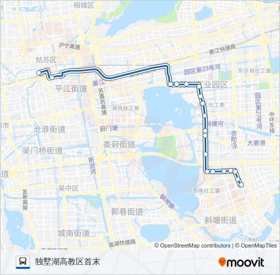 快线2号 bus Line Map