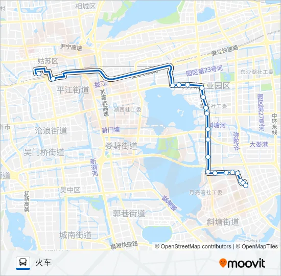快线2号 Bus Line Map