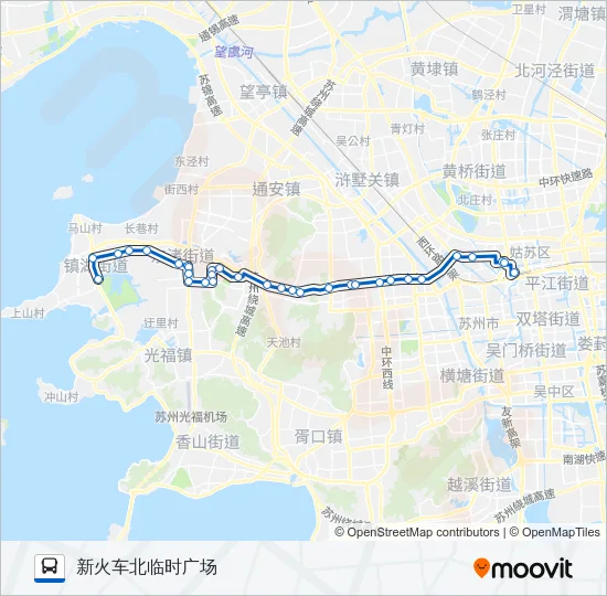 公交快3号路的线路图