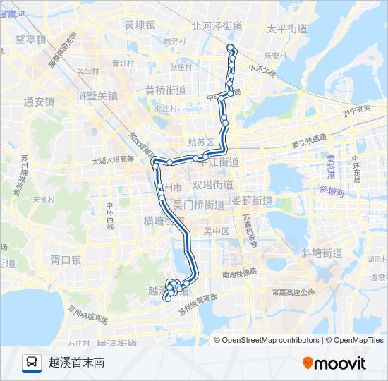 快线8号 Bus Line Map