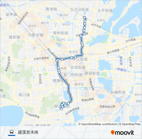 快线8号 Bus Line Map