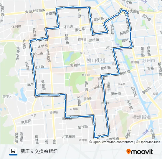 30路北线 Bus Line Map