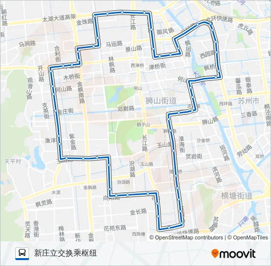30路南线 Bus Line Map