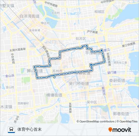 40路内环 bus Line Map