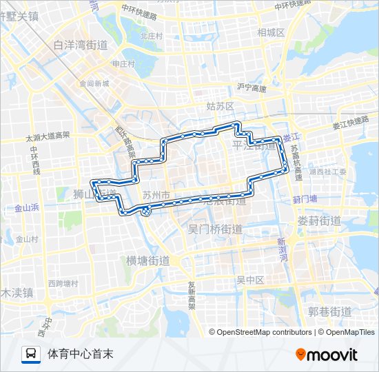 40路外环 bus Line Map