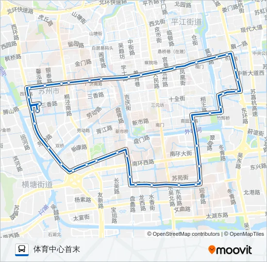 60路北线 Bus Line Map
