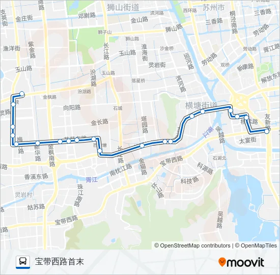 临331路 Bus Line Map