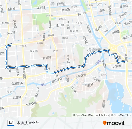 临331路 Bus Line Map