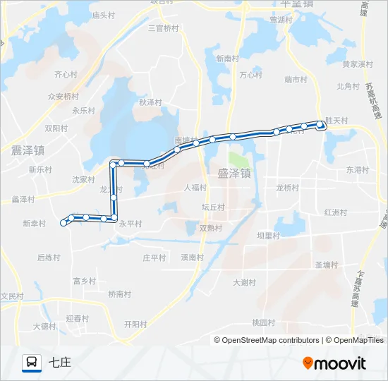 盛317路 Bus Line Map