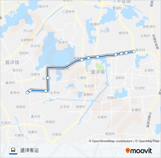 盛317路 bus Line Map