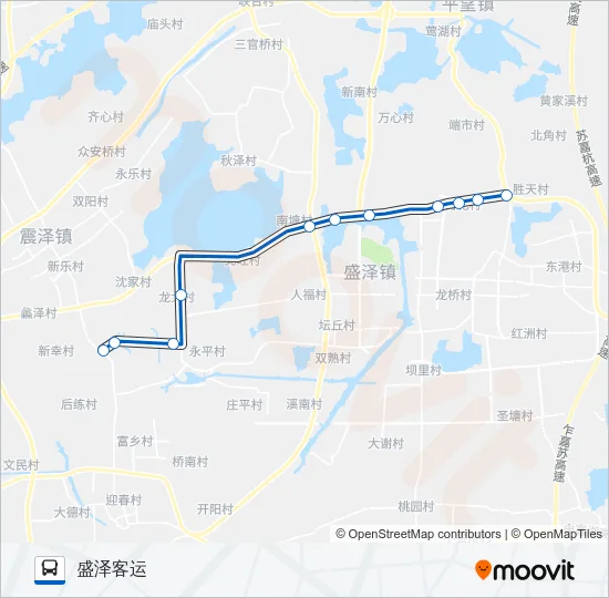盛317路 Bus Line Map