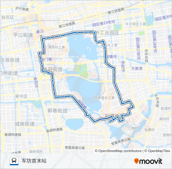 120路东线 Bus Line Map