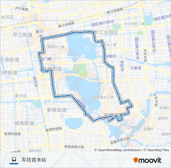 120路西线 Bus Line Map