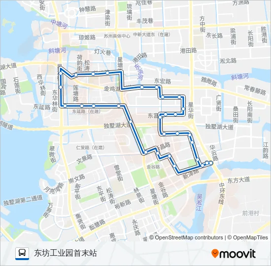 130路东线 Bus Line Map