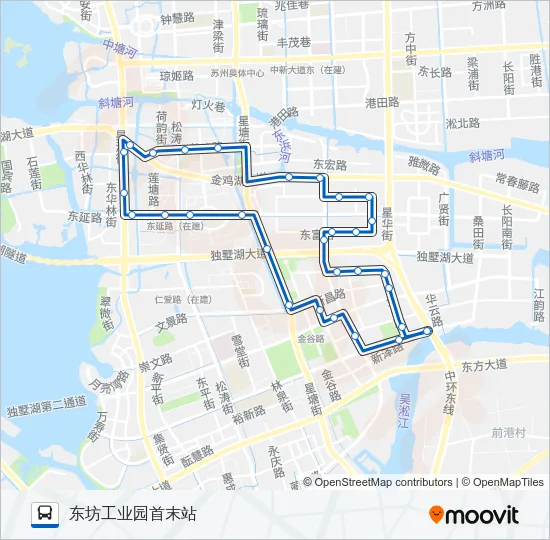 130路南线 Bus Line Map