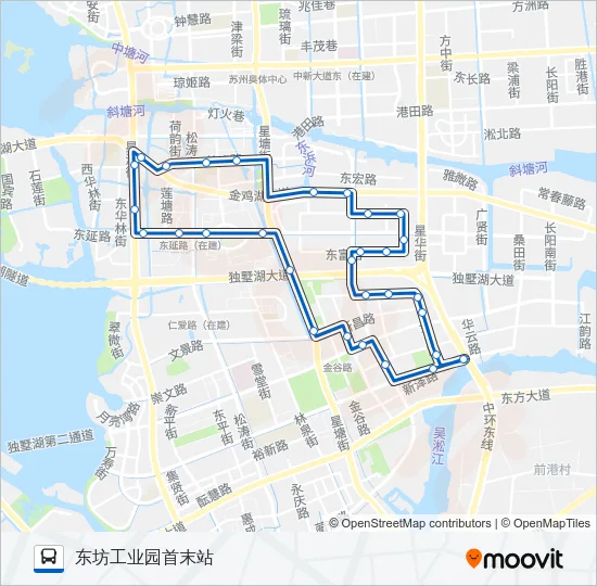 公交130西线路的线路图