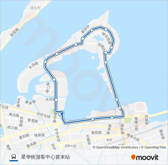 150路南线 Bus Line Map