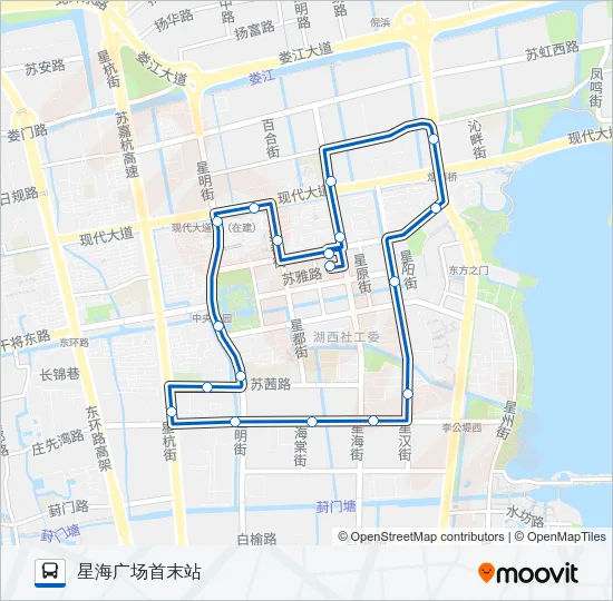 160路东线 Bus Line Map