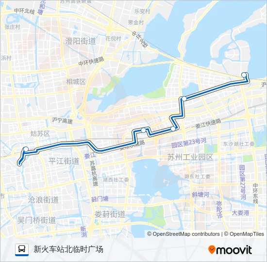 161路区间 Bus Line Map