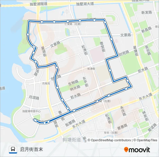 180路西线 Bus Line Map