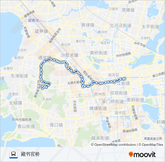 公交316长线路的线路图
