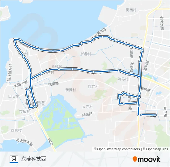 330路南线 Bus Line Map