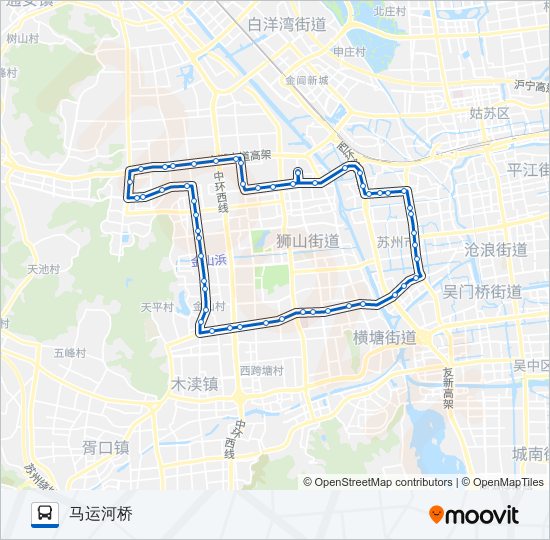 400路内环 bus Line Map