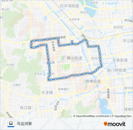 400路内环 Bus Line Map