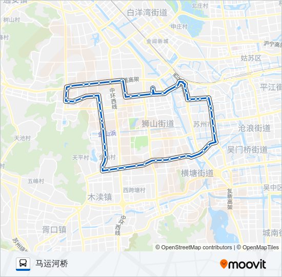 400路西线 bus Line Map