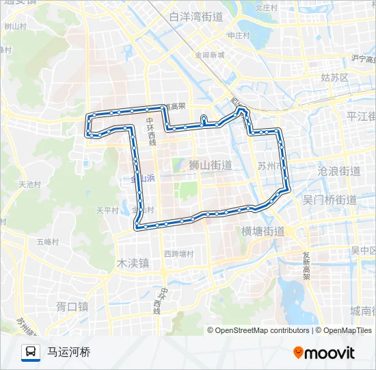400路西线 Bus Line Map