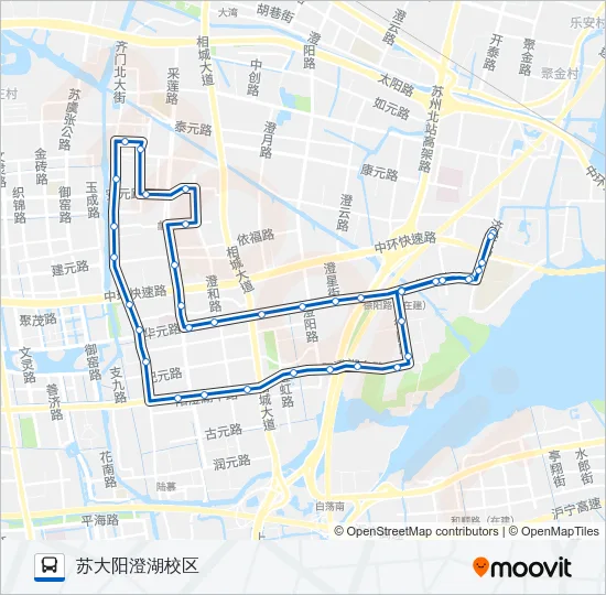 810路东线 Bus Line Map