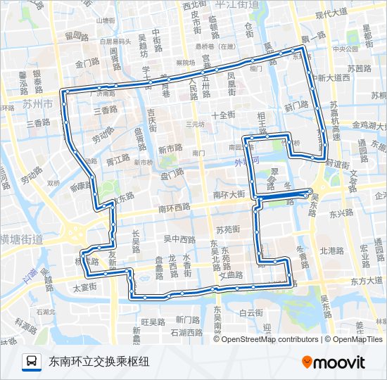 公交900北线路的线路图