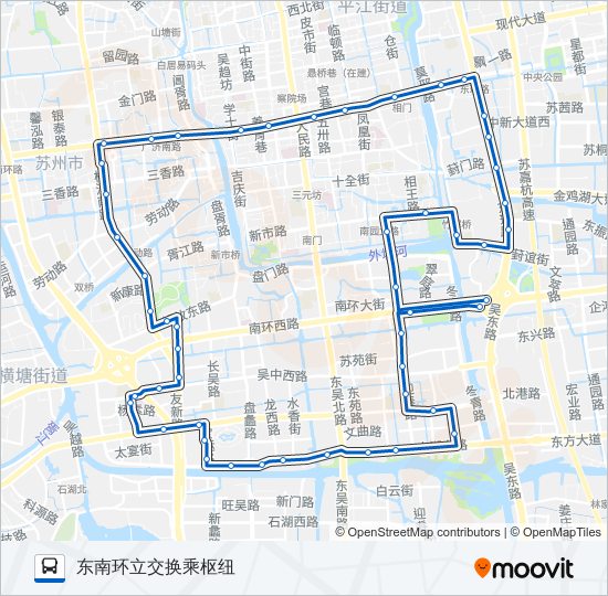 900路南线 bus Line Map