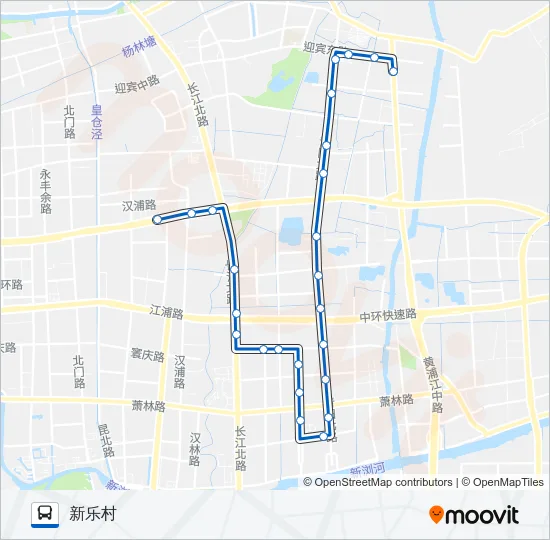 公交150路 Bus Line Map
