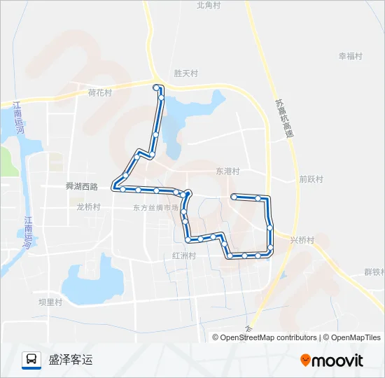 吴江162路 Bus Line Map