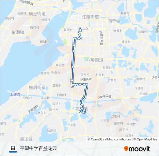 吴江238路 Bus Line Map