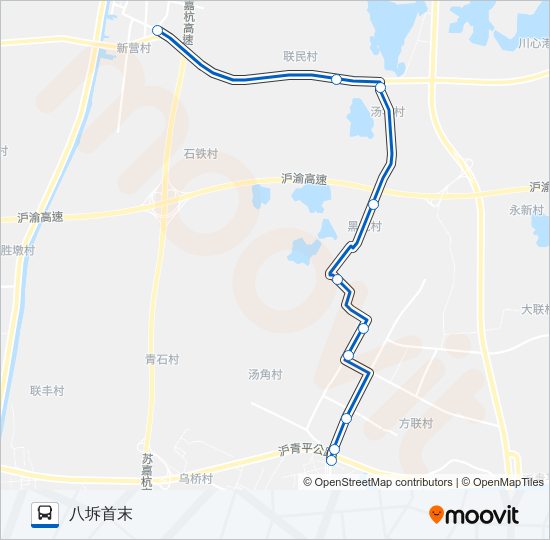 公交吴江262路的线路图
