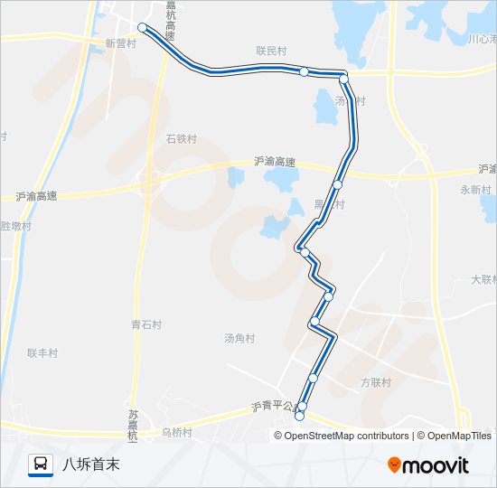 吴江262路 bus Line Map