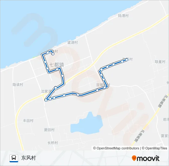 吴江305路 Bus Line Map