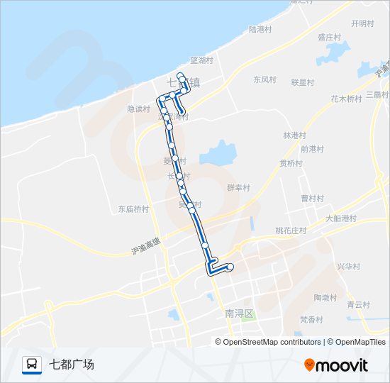 公交吴江306路的线路图