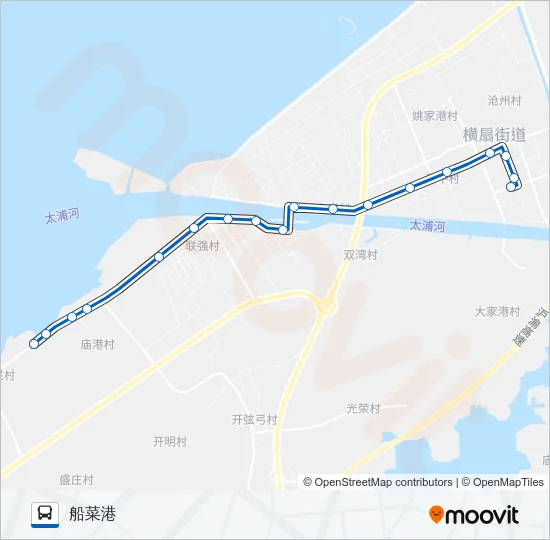 松七215路 Bus Line Map