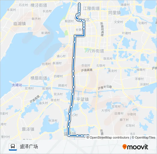 松盛118路 Bus Line Map