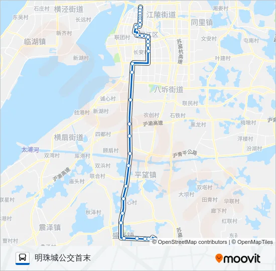 松盛118路 Bus Line Map
