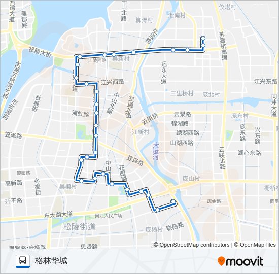 松陵108路 bus Line Map