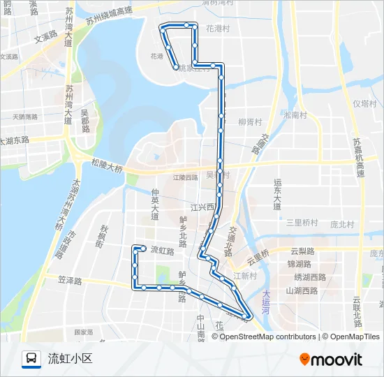 松陵109路 Bus Line Map