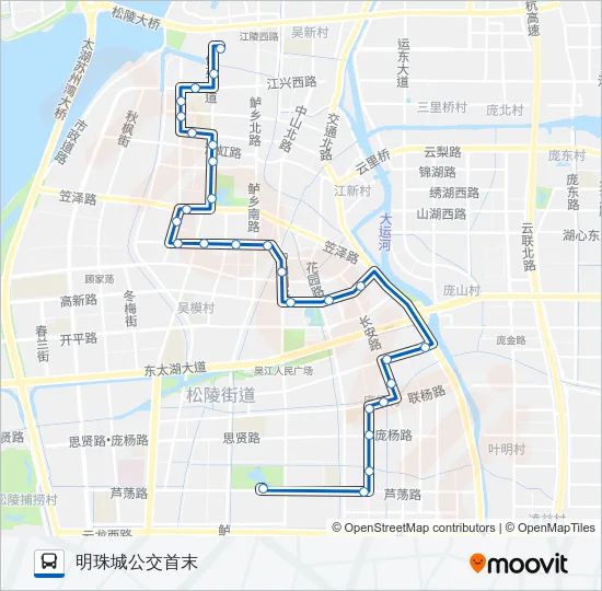 松陵111路 Bus Line Map